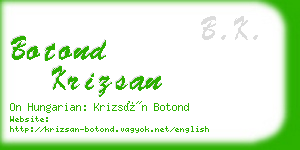 botond krizsan business card